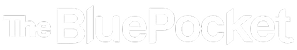 Blue Pocket Logo White