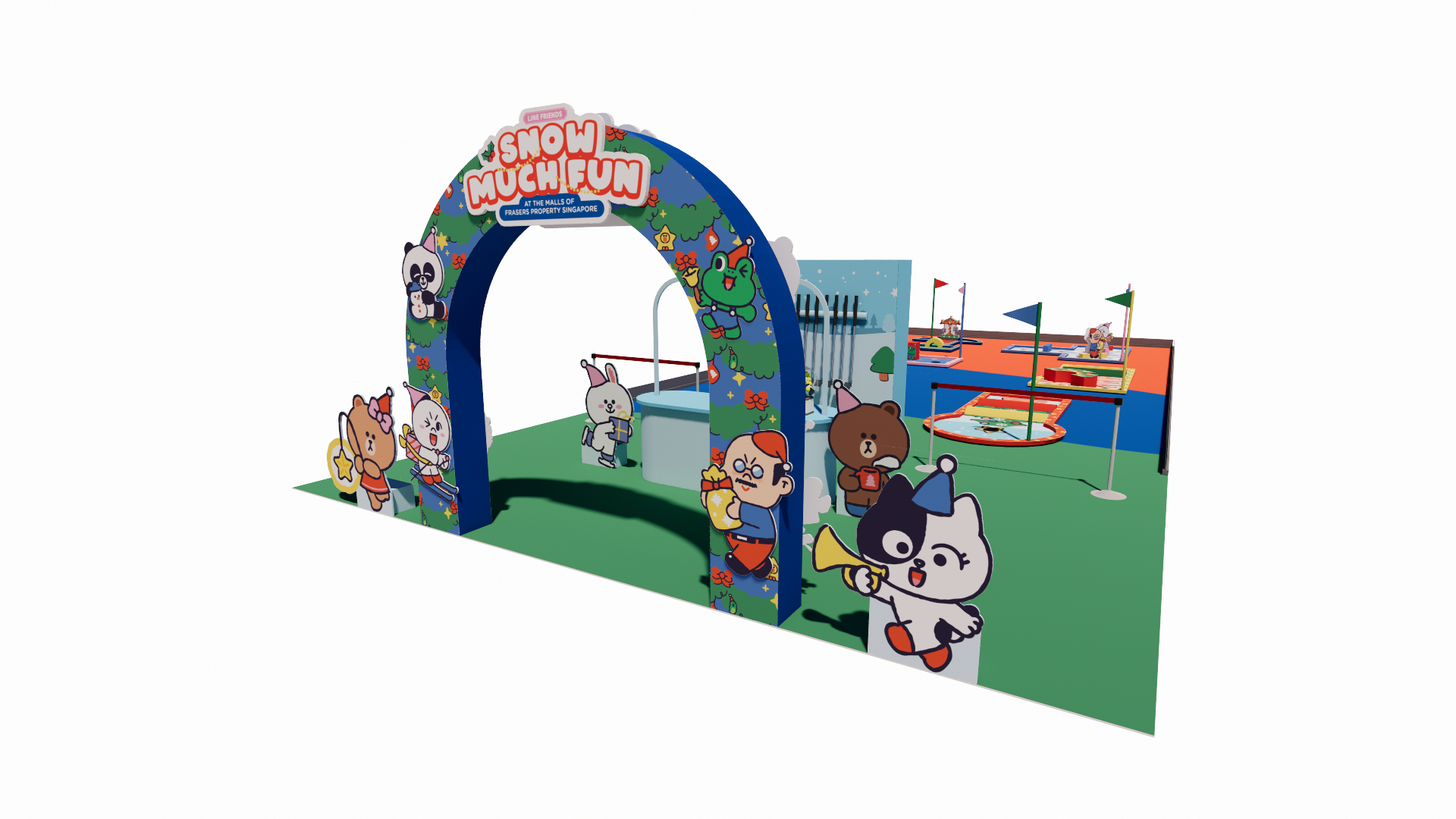 Frasers_XmasMiniGolf2025_Entrance2_R2