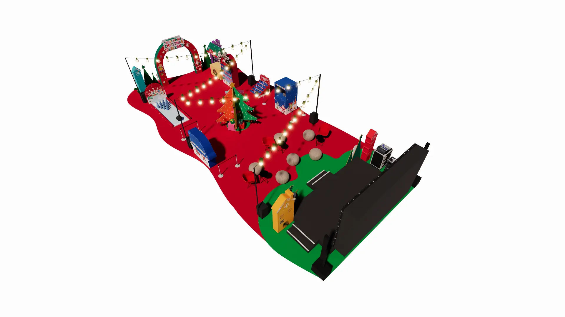 christmas-mall-activation-3d-design-rendering