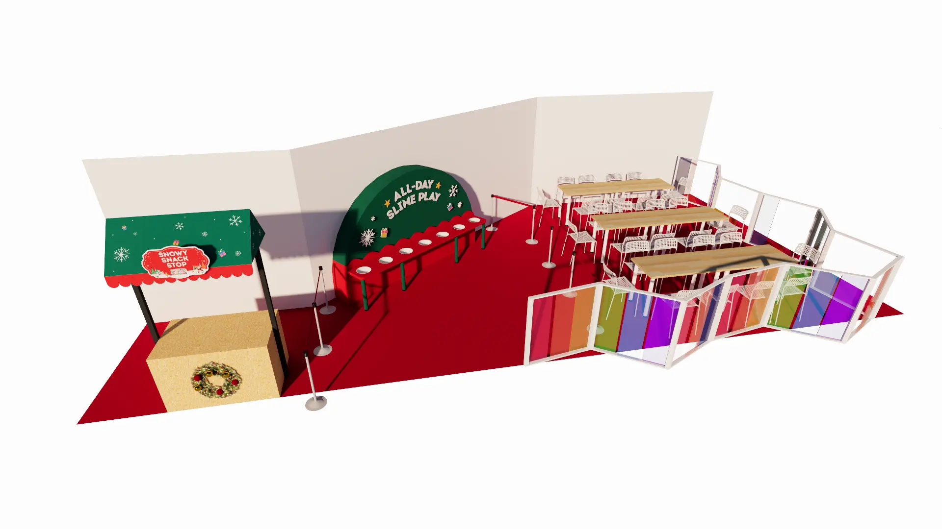 christmas-mall-brand-activation-3d-design-rendering