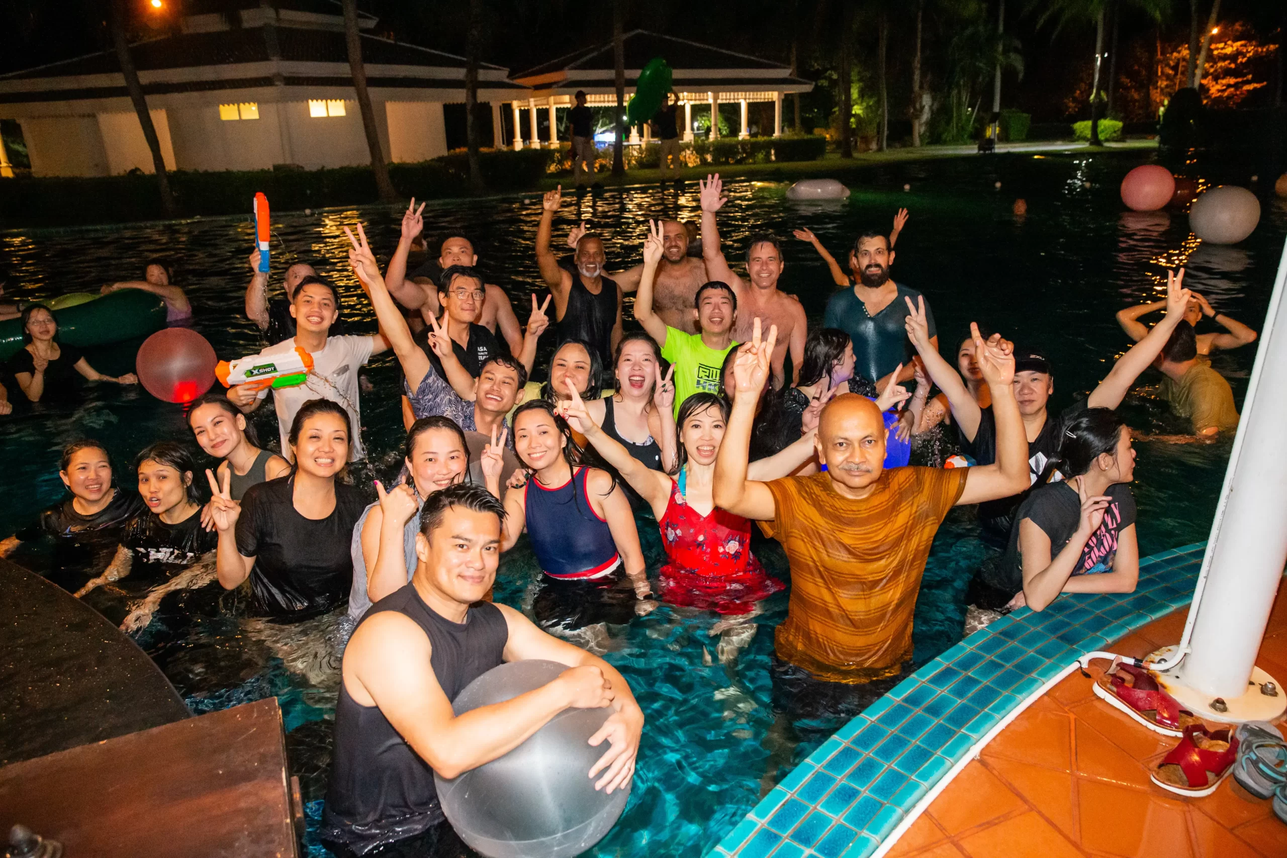 company-pool-party-and-nighttime-team-bonding-activity
