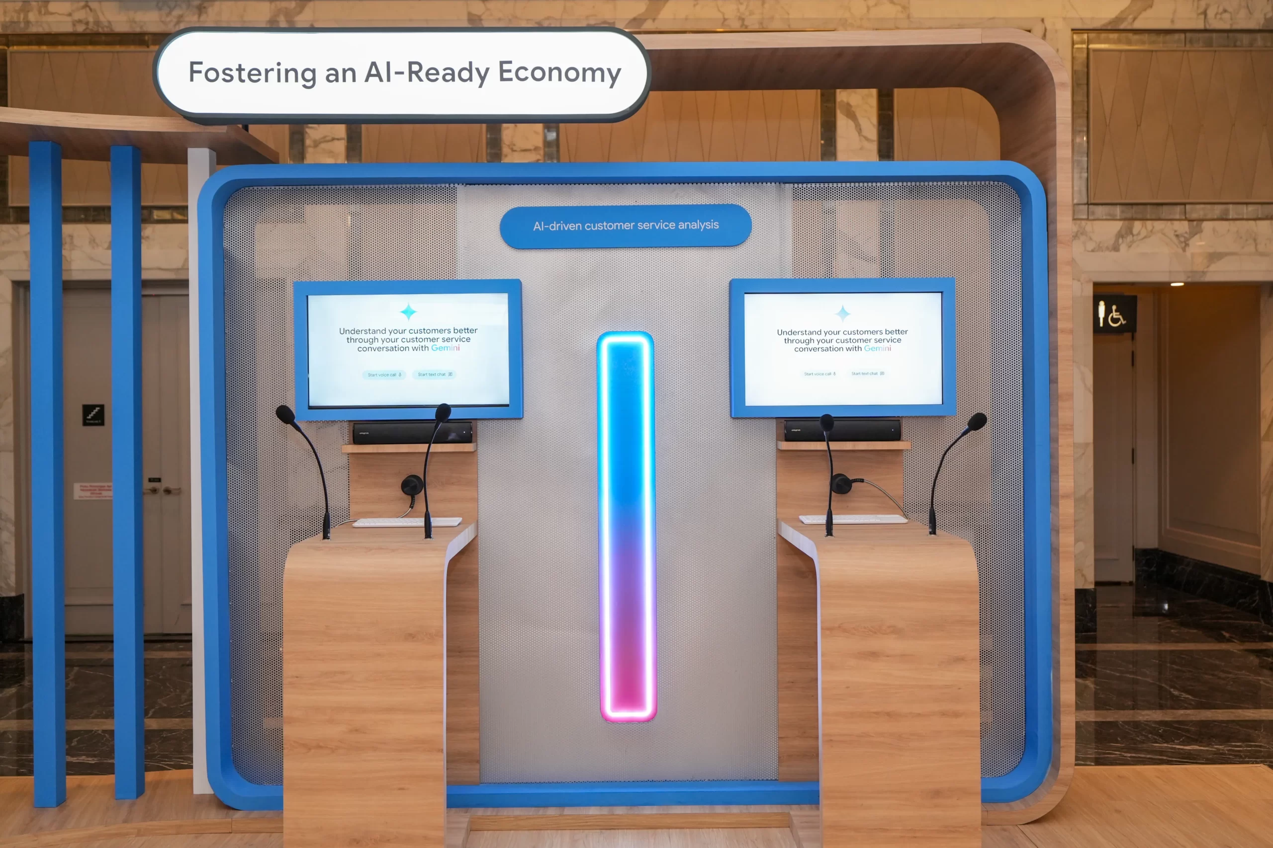 google-ai-gemini-interactive-exhibition-booth