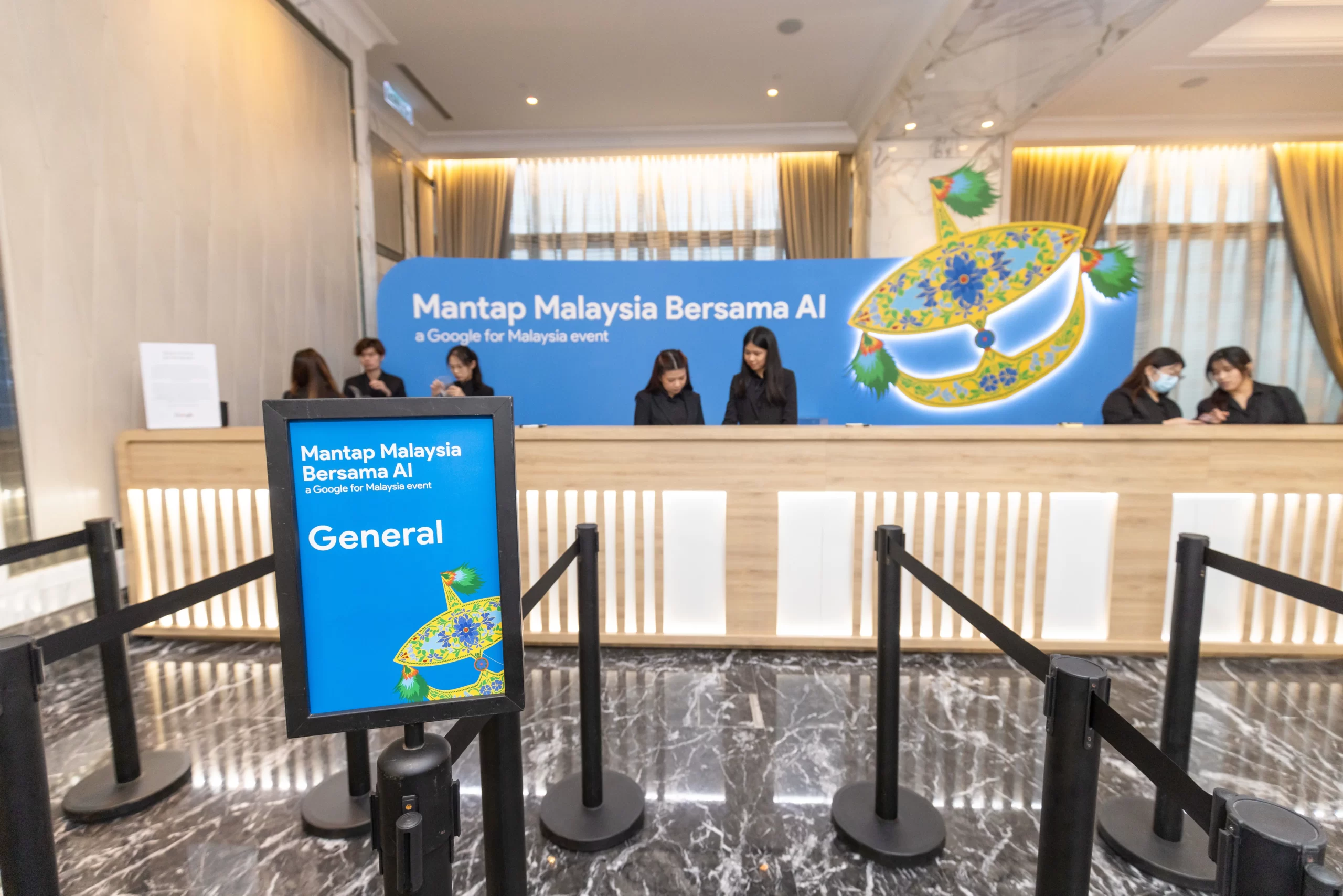 google-malaysia-ai-event-registration-counter-management